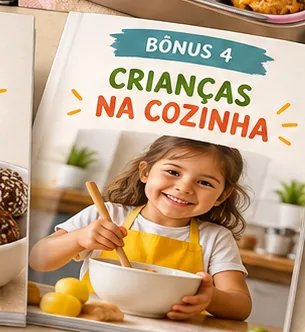 Capa do bônus Crianças na Cozinha